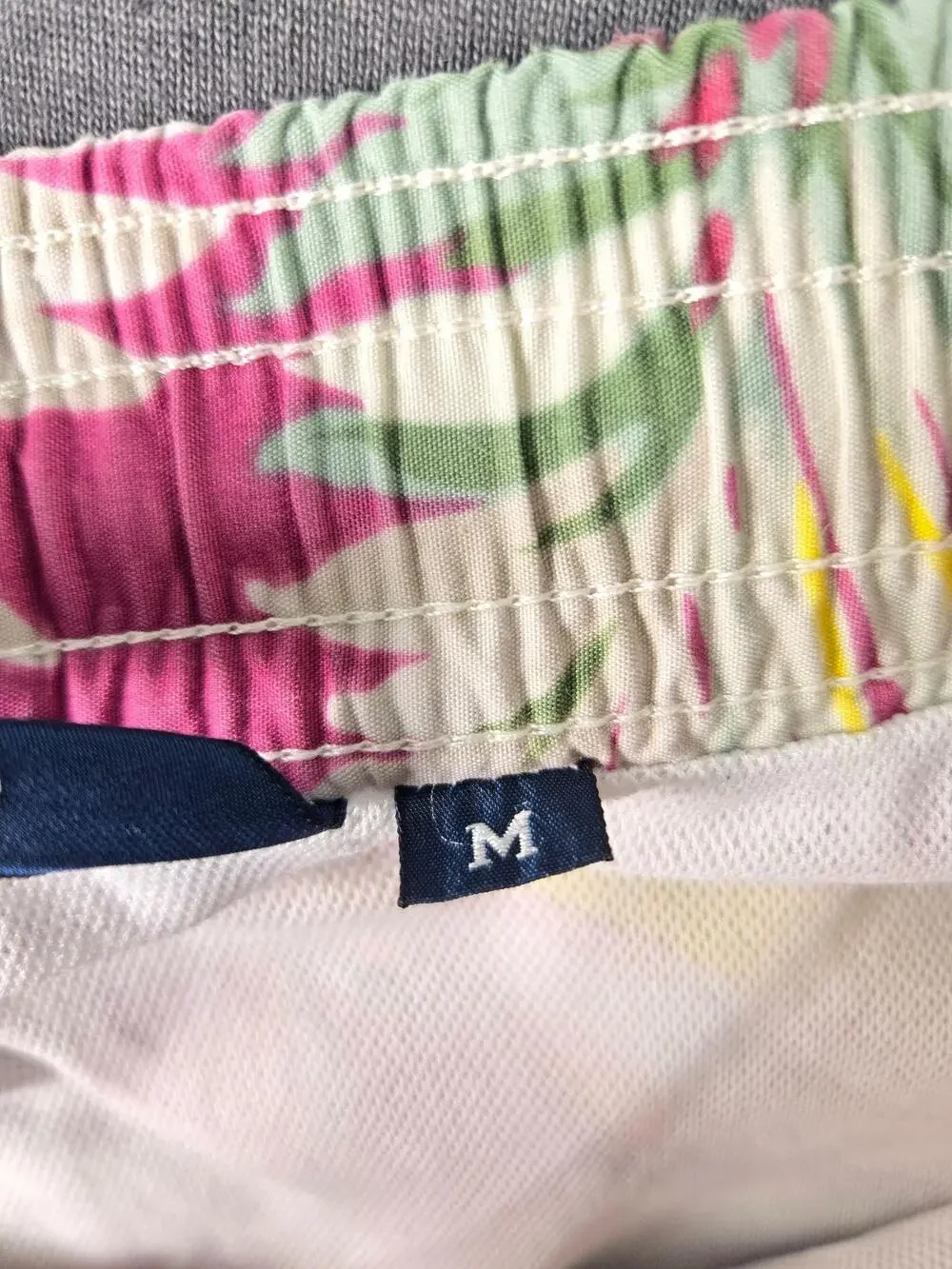 Polo Ralph Lauren Shorts Mens Medium Pink Tropical Floral Swim Trunks Hawaiian